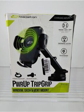 Bracketron PwrUp TripGrip Qi Wireless Charging Mount